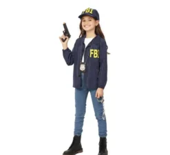 Kit agente FBI per bambini: giacca e berretto