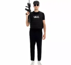 Kit agente Swat per uomo