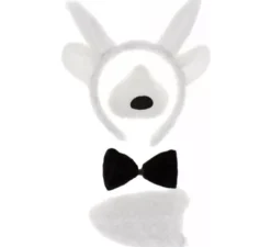 Kit Agnello: Cerchietto, Naso, Papillon e Coda