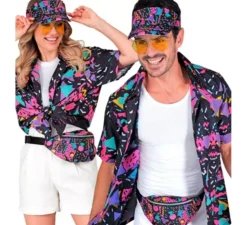 Kit anni '80: marsupio e visiera neri