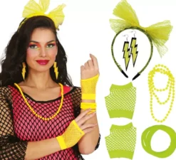 Kit anni '80 per donna in vari colori