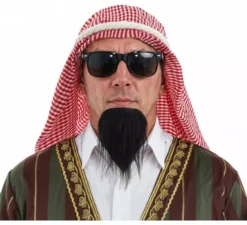Kit arabo: barba, occhiali e turbante
