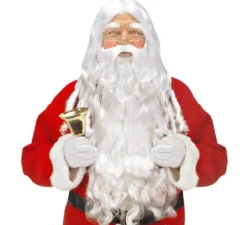 Kit Babbo Natale: Parrucca, Barba, Baffi e Sopracciglia