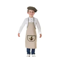 Kit Castagno o Costume Foglie Beige-Castagna per bambino