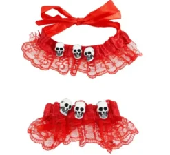 Kit Catrina Rossa: Girocollo e Bracciale