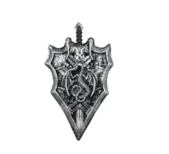 Kit Cavaliere Medievale: scudo e spada del drago giocattolo da 61 cm