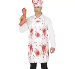 Kit Cuoco: Cappello e Grembiule con Sangue 55x70 cm