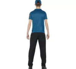 Kit da Costume o polizia per uomo: camicia, berretto e occhiali