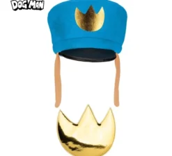 Kit della polizia Cane Uomo Bambino : Cappello e Distintivo