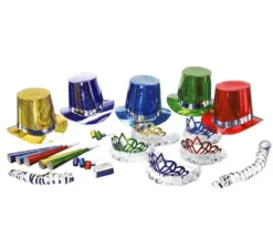 Kit di 5 bomboniere olografiche multicolori Las Vegas