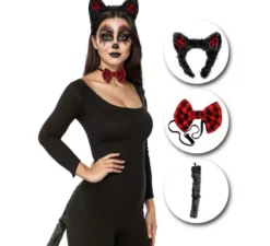 Kit fascia, papillon e coda da lupo