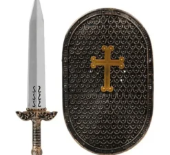 Kit medievale: spada e scudo