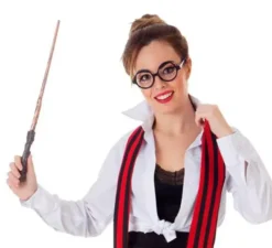 Kit per studenti di magia: bacchetta e occhiali