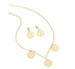 Kit Pirata d'Oro: Collana e Orecchini