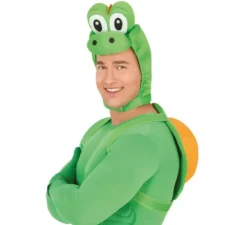 Kit Tartaruga per videogioco per adulti: cappello e zaino