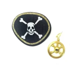 Kit toppa pirata: orecchini e toppa