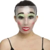 Labbra maschera donna trasparente dipinte