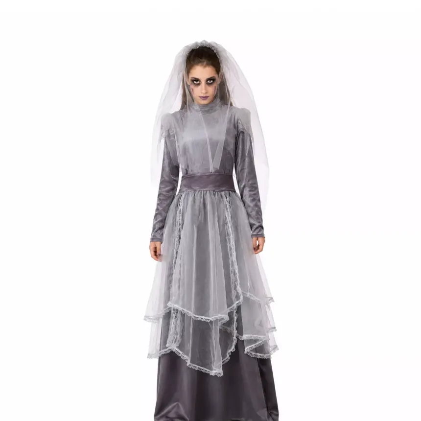La Llorona costume grigio per le donne