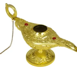 Lampada del genio dorato