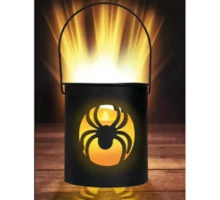 Lanterna con Ragno Led 10x9 cm
