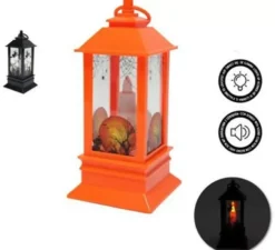 Lanterna Halloween con Luce da 22x8x9 cm in colori assortiti