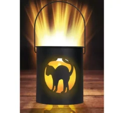 Lanterna Led Gatto 10x9 cm