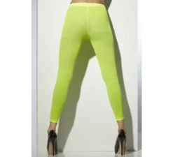 Leggings al neon verdi o fluorescenti