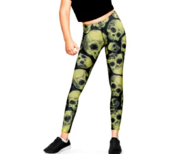 Leggings con teschio per ragazze