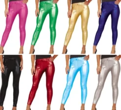 Leggings metallici in vari colori