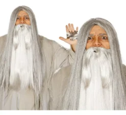 Lunga strega strega o strega grigia per Halloween