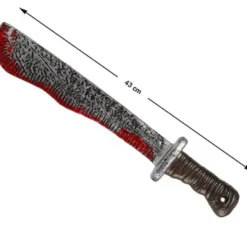 Machete con sangue 43x7 cm