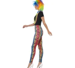 Maglia con stampa leopardo multicolor