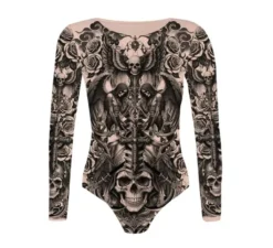 Maglia effetto tatuaggio per donna