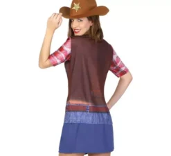 Maglietta Costume da cowgirl per donna
