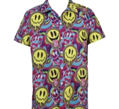 Maglietta psichedelica Smile per uomo