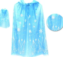 Mantello da principessa dei ghiacci per bambini