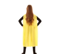 Mantello da supereroe da bambino di 90 cm giallo