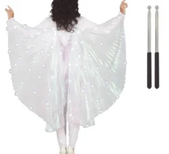 Mantello Iris con Aste e Luce da 140 cm