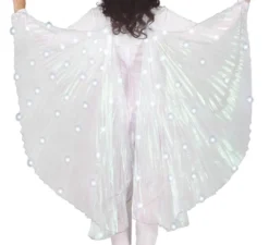 Mantello Iris con Aste e Luce da 140 cm