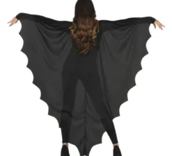 Mantello nero pipistrello adulto
