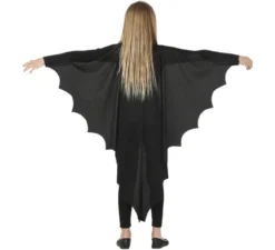 Mantello nero pipistrello per bambini