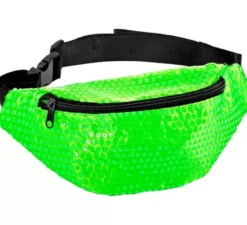 Marsupio con paillettes in vari colori neon
