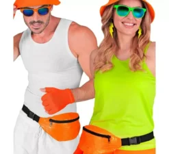 Marsupio con paillettes in vari colori neon