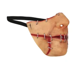 Maschera a mezza bocca cucita in lattice