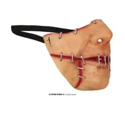 Maschera a mezza bocca cucita in lattice