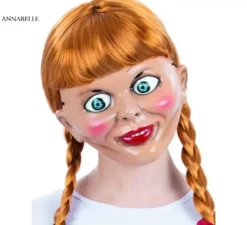 Maschera Annabelle in plastica per adulti