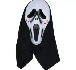 Maschera assassina con cappuccio