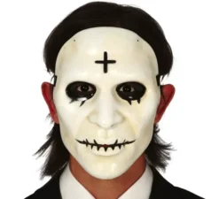 Maschera bianca con croce