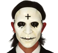 Maschera bianca con croce