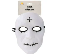 Maschera bianca con croce